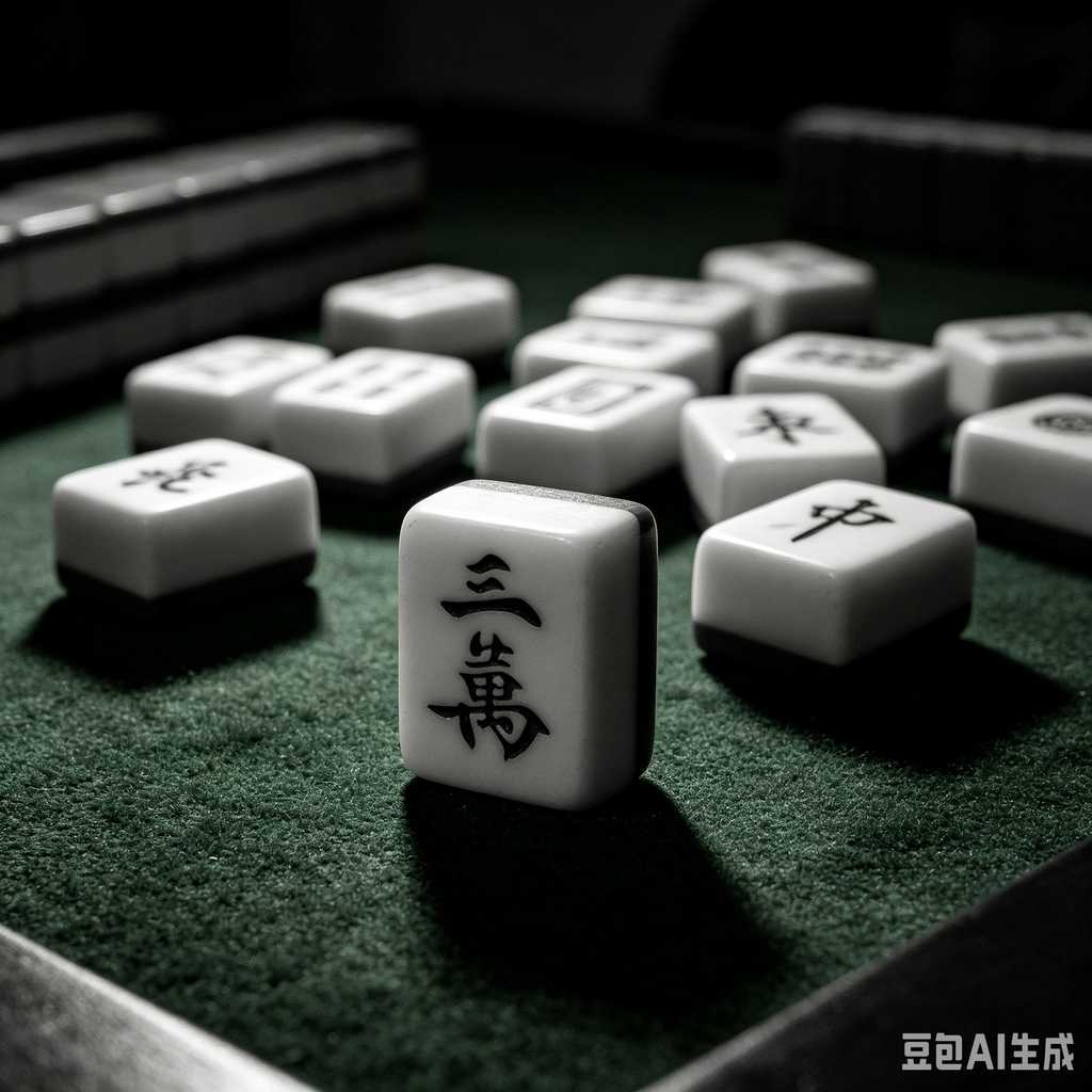 vintage style mahjong set