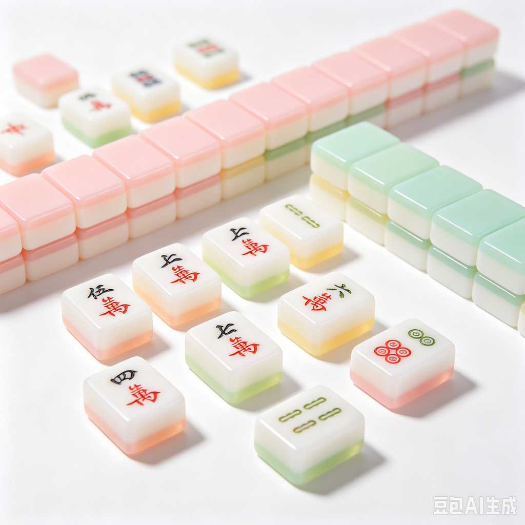 mahjong rule card included