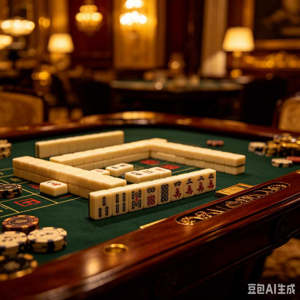 vivid color print mahjong set